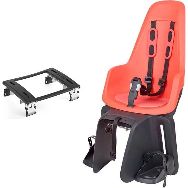 Bobike ONE Maxi Fietsstoeltje Drager Bev. - Fierce Flamingo