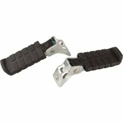 Bobike Voetsteunen Bromfiets - Zilver / Zwart (2)