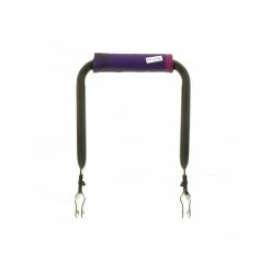 Hooodie Cushie Hooodie Bagagedrager Rugleuning Blokken - Zwart/Paars