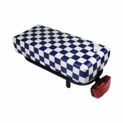 Hooodie Cushie Drager Kussen Big Geruit Marine