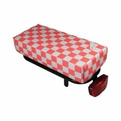 Hooodie Cushie Drager Kussen Big Geruit Roze/Wit