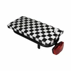 Hooodie Cushie Drager Kussen Geruit Zwart/Wit