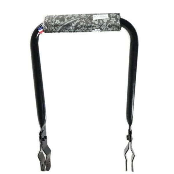 Hooodie Cushie Hooodie Rugleuning Pattern - Zwart