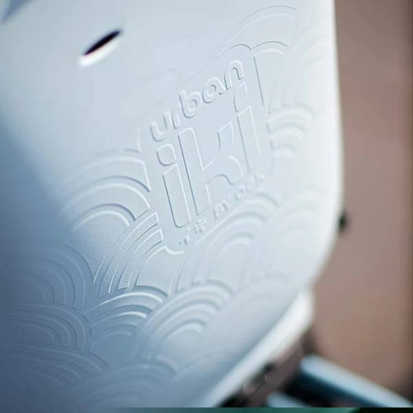 Urban Iki Achterzitje Frame Bevestiging - Blauw/Wit – Image 2